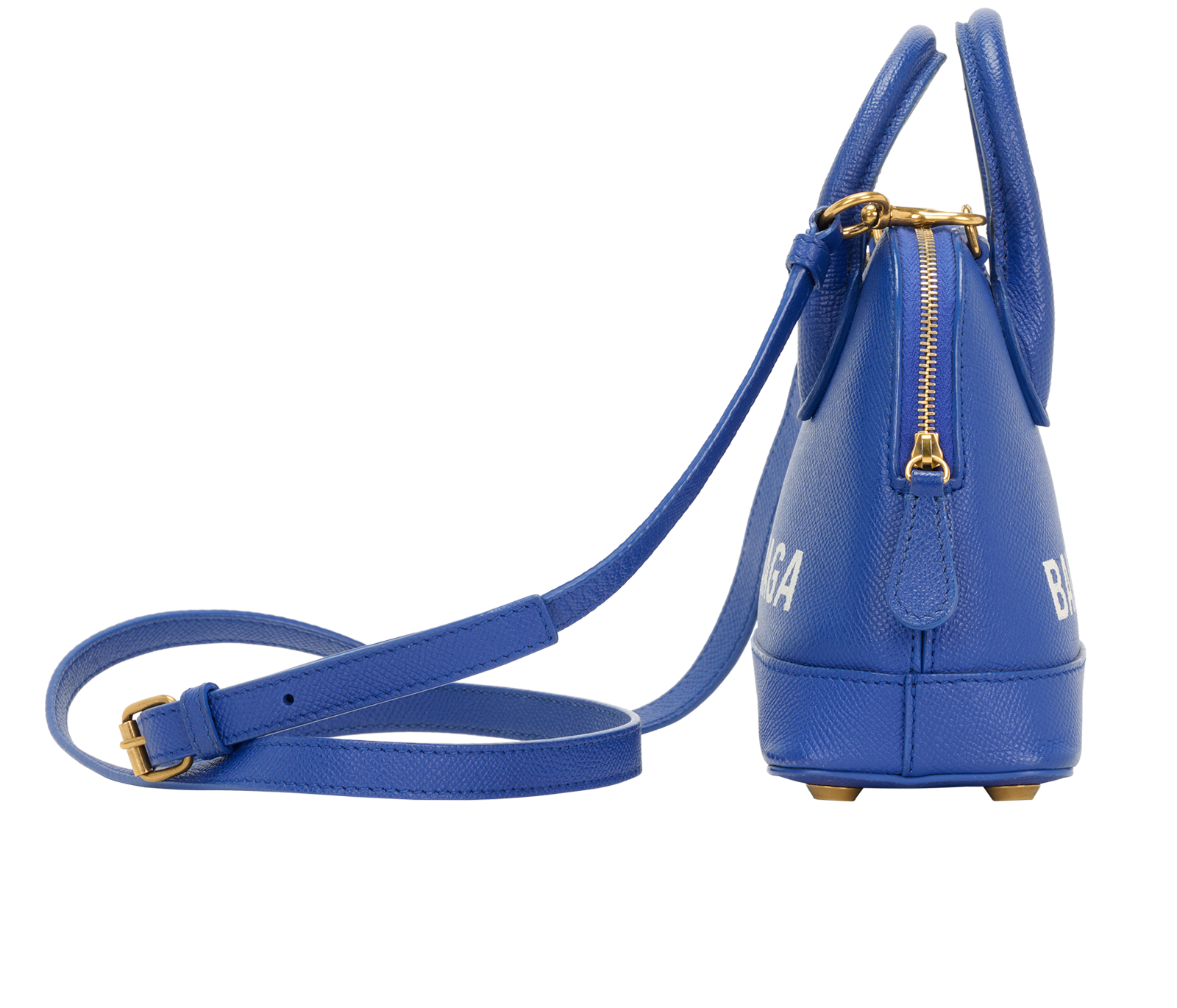Mini Ville, &pound;350, Handbags, Blue, Leather, Side view